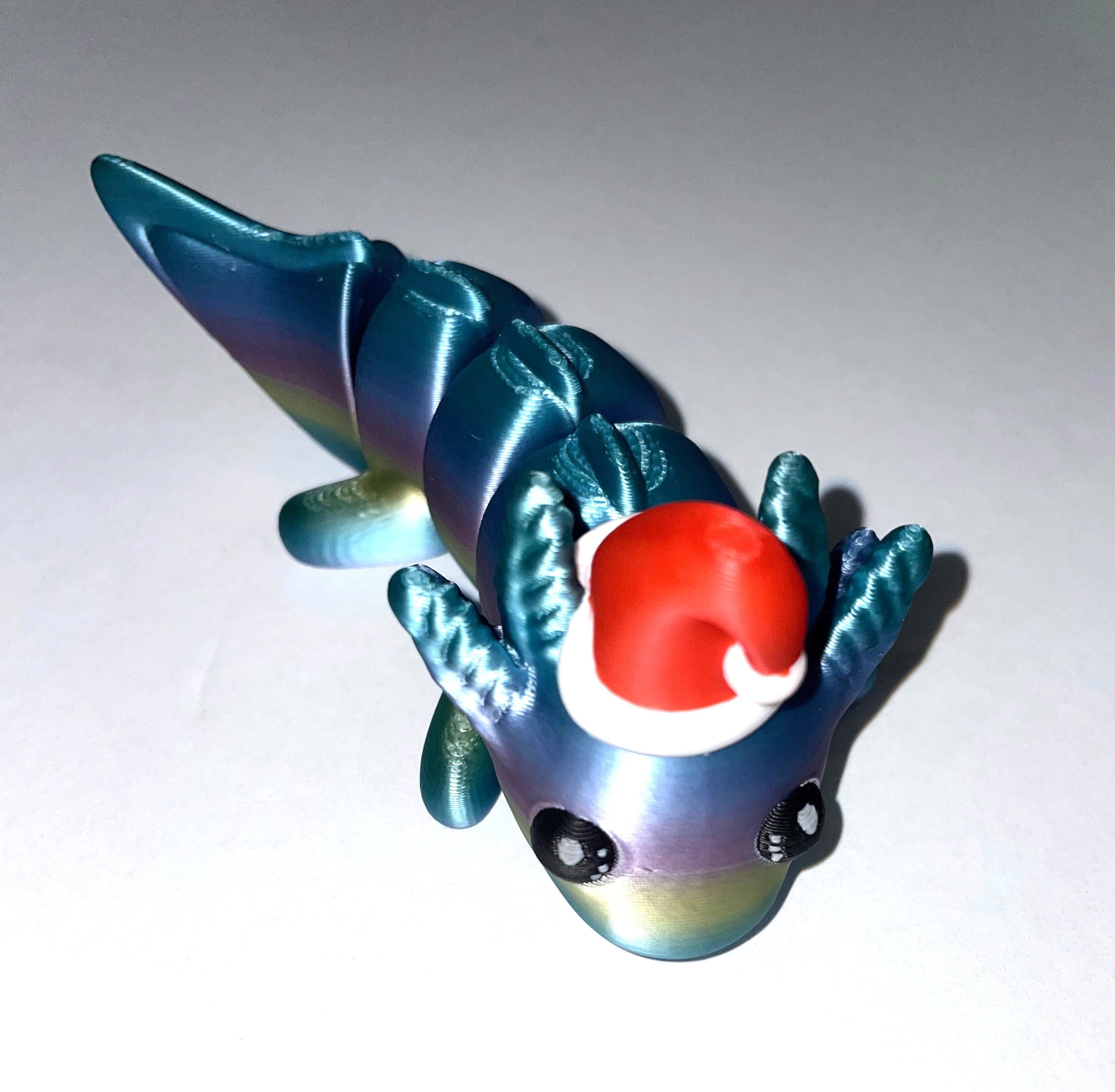 Christmas Axolotl Extrudibles3D christmas-axolotl-extrudibles3d
