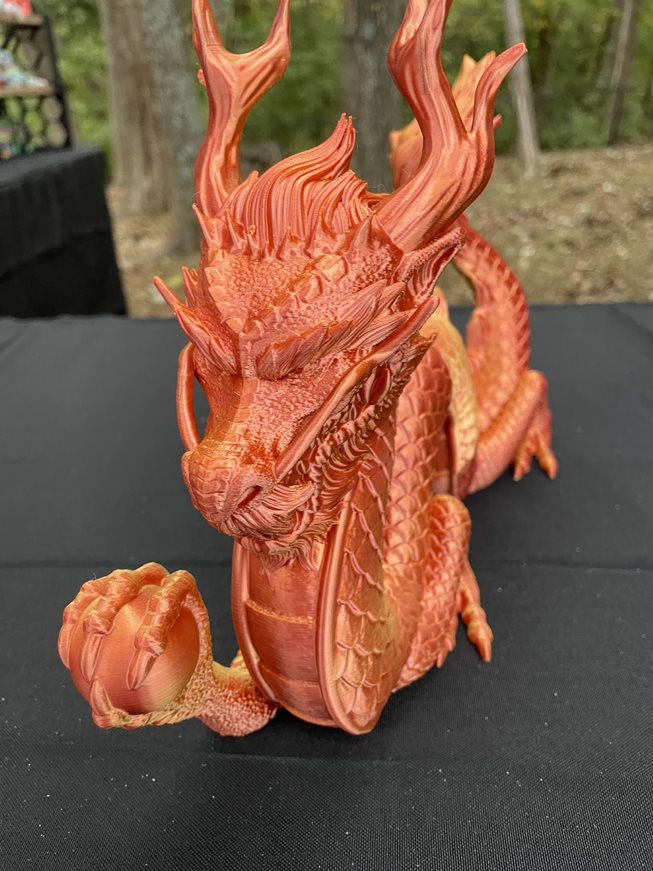 Chinese Dragon Statue