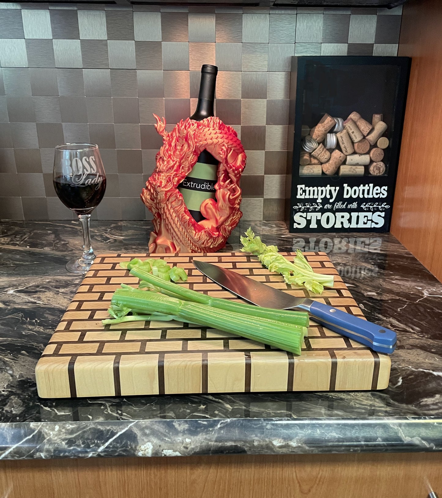 Chinese Dragon Wine Bottle Holder