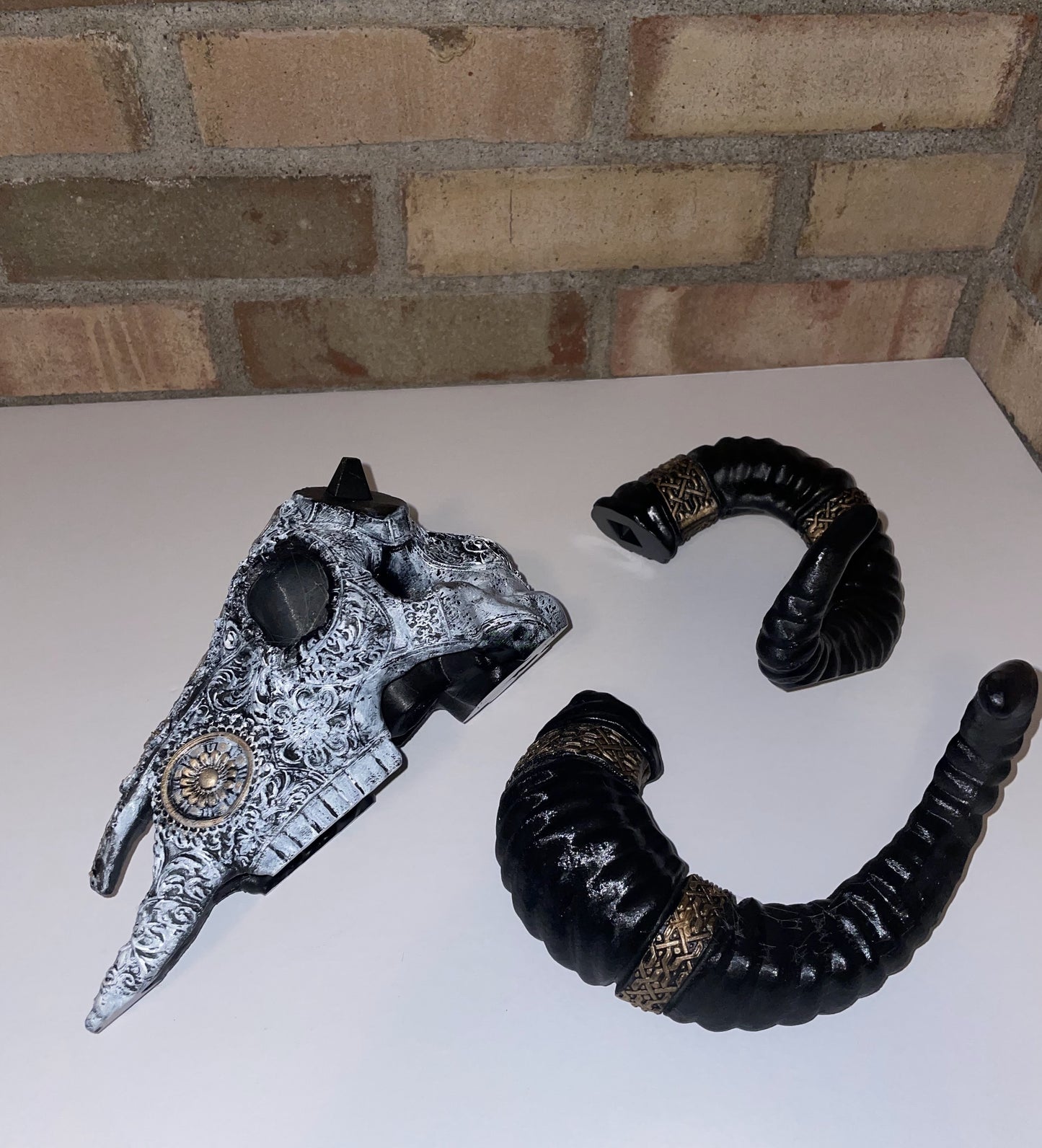 Sheep Skull, Painted