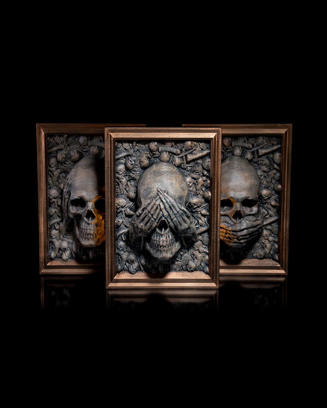 Hear No Evil Skull Set