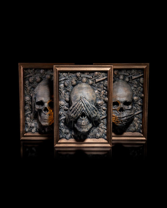 Hear No Evil Skull Set