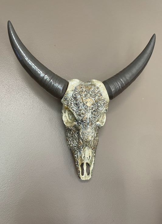 Buffalo Skull, Painted