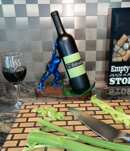 Frog Wine Bottle Stand